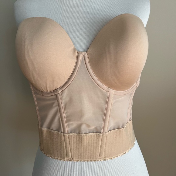 WACOAL Low Back Longline Bra Sand Size 36D - Picture 1 of 7